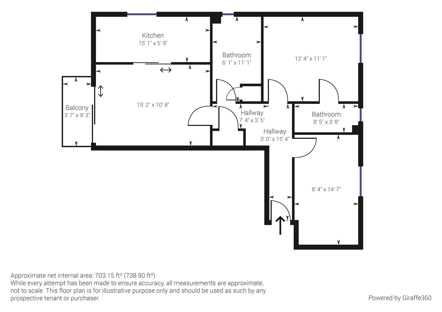Pacific Close, Southampton floorplan